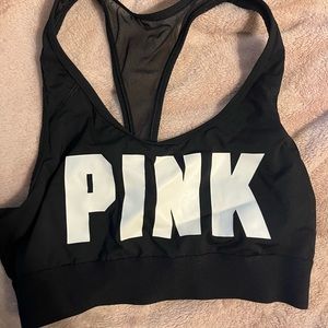 Victoria’s Secret Pink Logo Sports Bra M